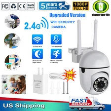 2024 Wireless WiFi Security Camera System Outdoor Home Night Vision 1080P HD Cam