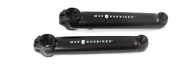 BMX Kurbelarme 152mm KHE MVP 8T 4130 CrMo für 19mm Achse PAAR schwarz nur 628g