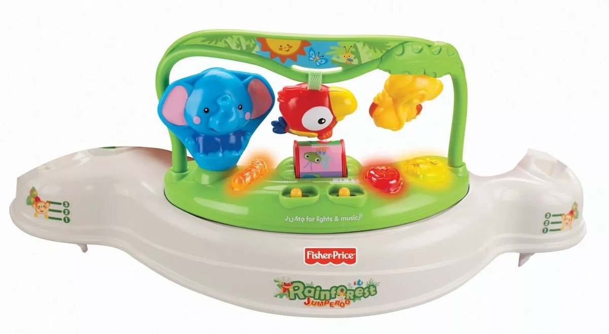 Fisher-Price ‎K7198 Rainforest Jumperoo Baby Activity Center With