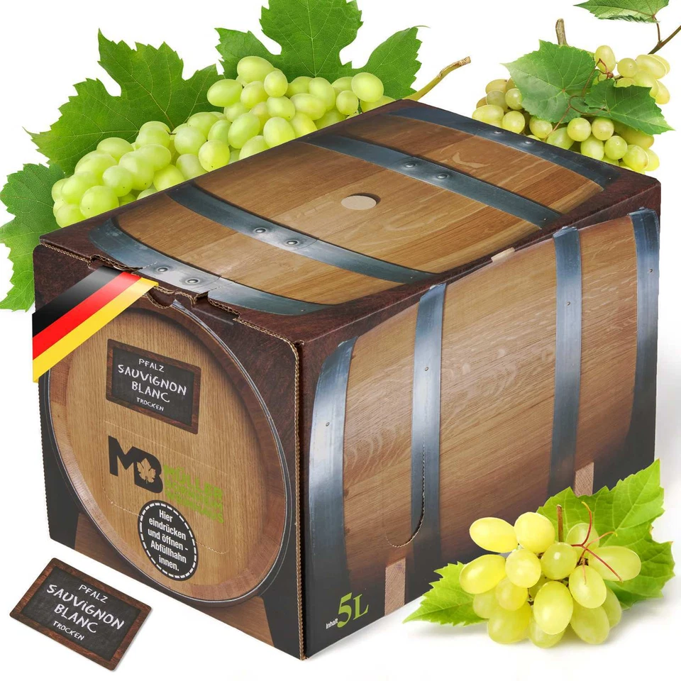 Bag in Box Wein Sauvignon Blanc Weißwein trocken 5 L - Bild 2 von 4
