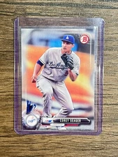 2017 Bowman Corey Seager #50 Dodgers Rangers