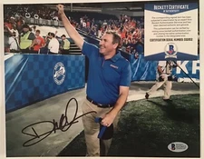 DAN MULLEN SIGNED FLORIDA GATORS 8x10 PHOTO BECKETT BAS COA D32852