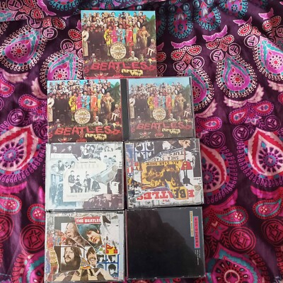 Beatles + G. Harrison 4 Box CD Antology 1.2.3. +Live in Japan +Sgt. peppers 9CD