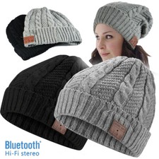Wireless Bluetooth Beanie Unisex Outdoor Sport Hat Handsfree Call Music