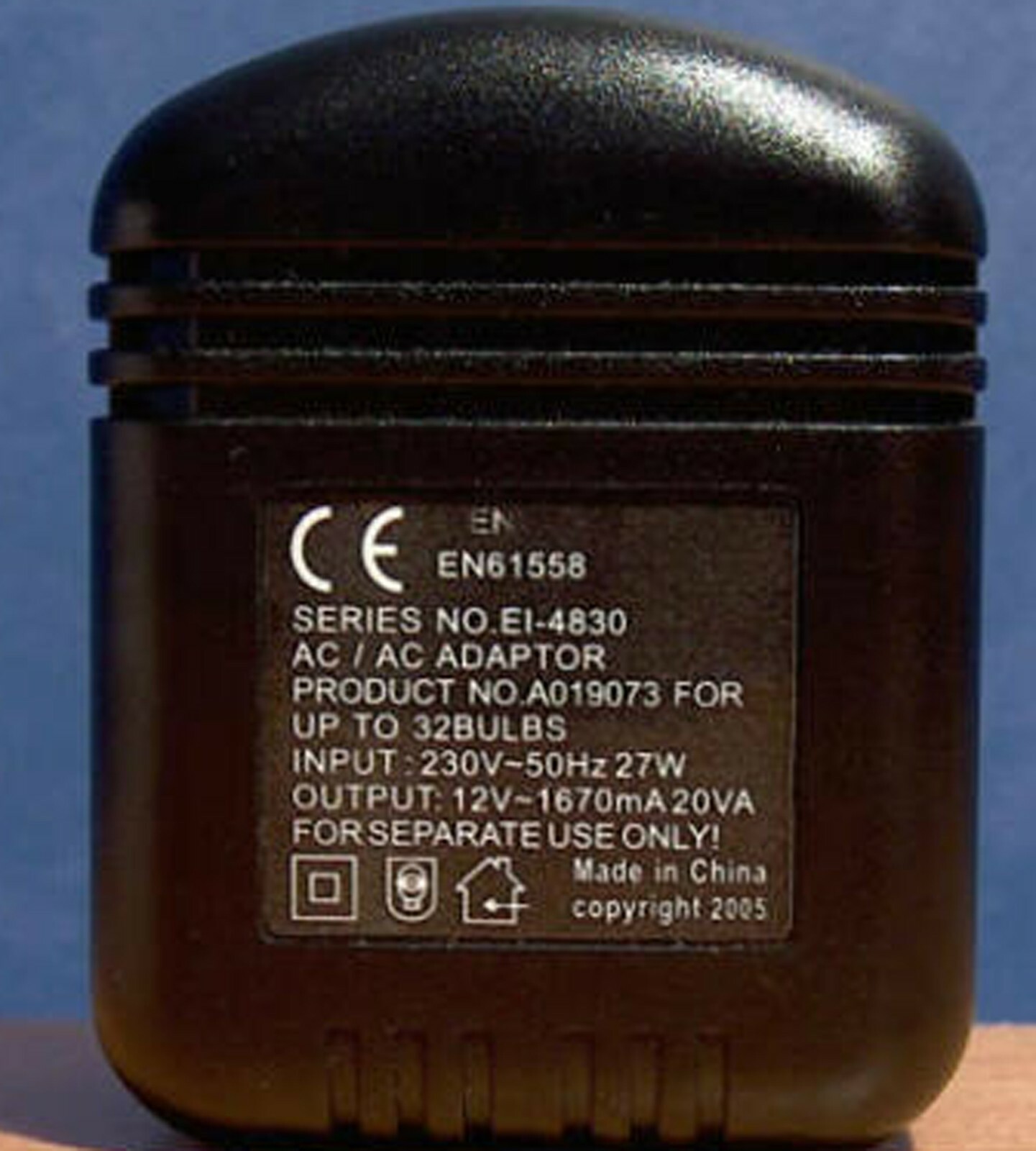 Dolls House 12v Mains 32 Bulb Lighting Adaptor Transformer For Tumdee 1