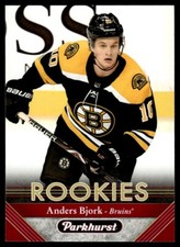 2017-18 Parkhurst Red Border Anders Bjork Rookie Boston Bruins #287