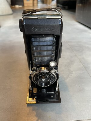 Bastler Zeiss Ikon Simplex 511/2 Klappkamera 6x9 Rollfilm 120 Bakelit mit Tasche