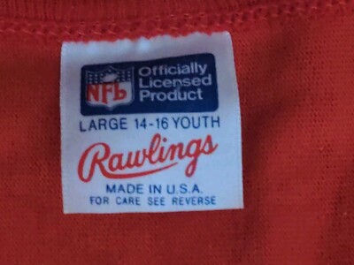 VinTagE RAWLINGS 90s SAN FRANCISCO 49ers Joe Montana #16 Red Shirt
