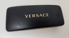 Versace Sunglass Eyeglass Eyewear Black Hard Shell Eyeglasses Case Only