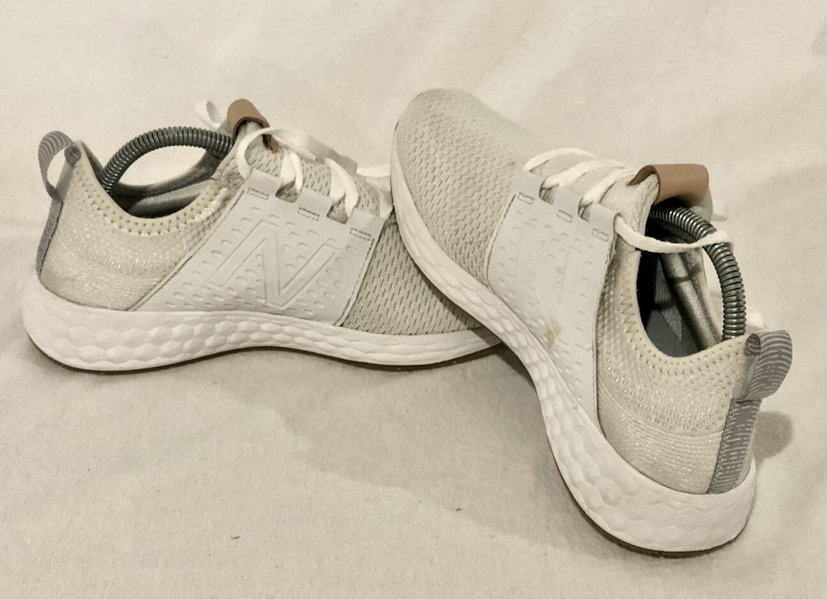 New Balance Men\'s Fresh Foam Cruz1 Reissue White Athletic Running Shoes New Balance Fresh Foam Cruz v1 Reissue White Gum Men main image 4