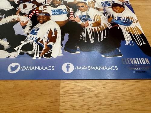 Rare 2013 Dallas Mavericks Poster 11x14" MAVS ManiAACs Dance Team Autographed - Picture 4 of 8