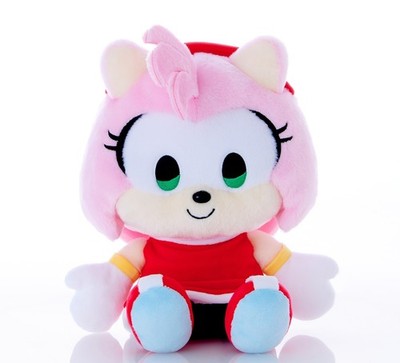 SEGA Fave Sonic & Friends Amy Plush Toy M Size H28 x W20 x D24 cm From Japan New
