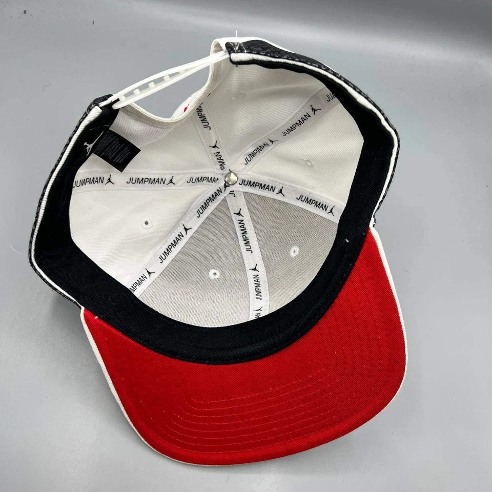 Gorra Air Jordan Hombre Blanca Cemento Elefante Bordada Jumpman Nike Snap Back Cap Foto 3 de 4