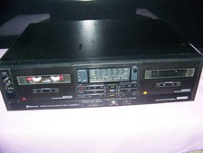 Sherwood S-289RDR CP Stereo Double Cassette Deck Auto Reverse Dolby Tested