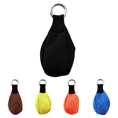 Ligne de Lancer d'arboriste, Poubelle Pliable d'extérieur, Grande capacité 33 L, Panier de Rangement en Tissu Oxford, Sac de Lancer d'arboriste, Sac Fourre-tout Robuste pour