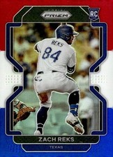 2022 Panini Prizm #116 Zach Reks Red/White/Blue Prizm