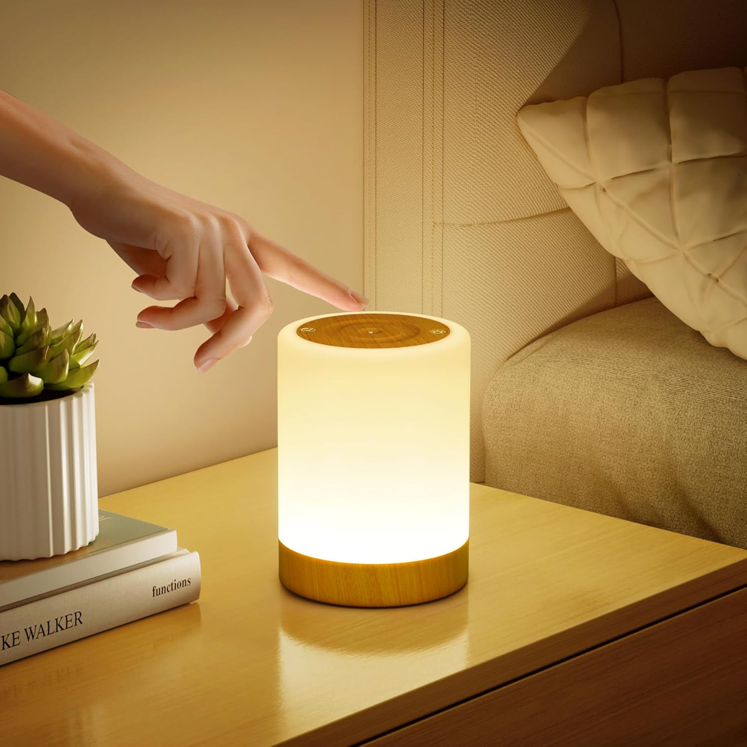 Lampada Smart Touch LED RGB 256 - Luce Notturna 4 Modalità Dimmer