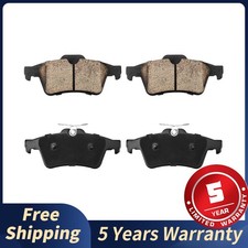 For 2006-2010 2011-2013 Mazda 3 Set of 4 No Copper Ceramic Rear Brake Pads P1095
