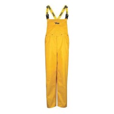 Viking 3300P-M Rain Bib Pants, 100% Nylon, 31 1/2 In Inseam, Elastic Closure,
