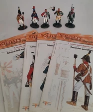 Lot Of 5 Delprado Lead Soldiers Napoleonic Wars #4