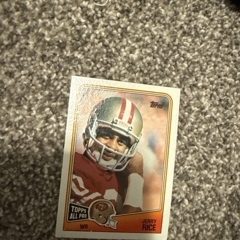 JERRY RICE HOF 1988 TOPPS # 43 NM- MT