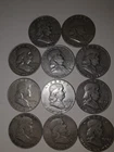 Franklin Half Dollar 90% Silver - Lot of 11