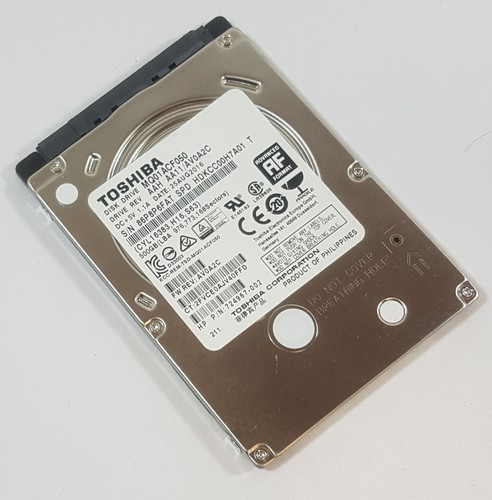 500GB Toshiba MQ01ACF050 SATA 2,5" Notebook Festplatte 7200RPM HDD