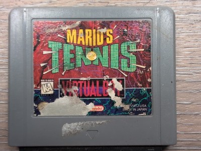 Mario's Tennis (Nintendo Virtual Boy, 1995)