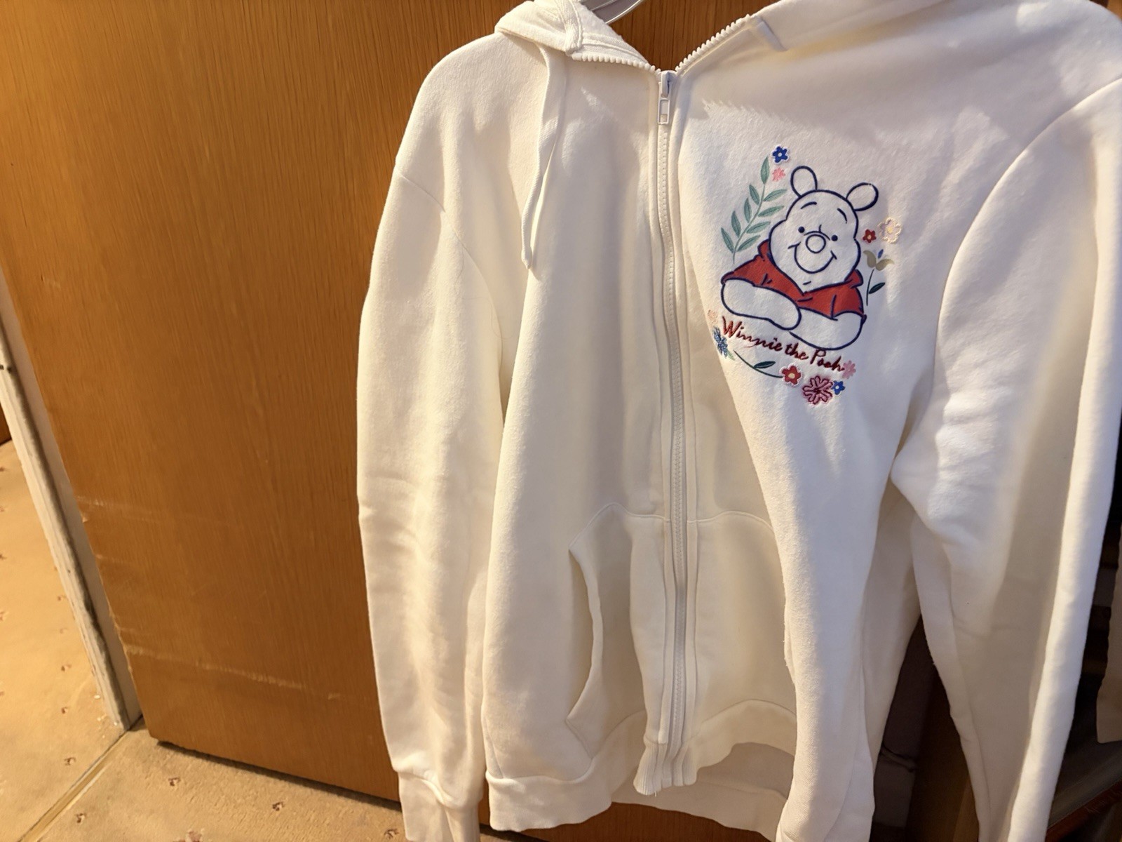Disney Store Winnie the Pooh & Friends Zip Hoodie White UK L