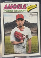 2026 Topps Heritage Yusei Kikuchi #167 Angels Flip Stock SSP /5