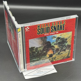 MSX2 Metal Gear 2 Solid Snake Soundtrack CD Tactical Espionage Game Konami USED