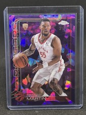 Alijah Martin 2025 Topps Chrome Sapphire #290 Purple Refractor Rookie RC 49/75