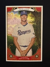 JACOB DEGROM  2023 TOPPS ALLEN & GINTER OVERSIZED BOXLOADER  #BC-8  RANGERS