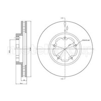 Bremsscheibe Metelli 23-0898 FüR Ford Vorderachse