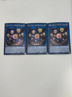 YUGIOH: 3x Hieratic Seal of the Heavenly Spheres (UR) Ultra Rare NM RA02-EN039