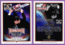 Elon Musk Decision 2024 Update Base Card 230 - DOGE HEAD WITH CHAINSAW