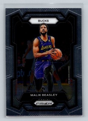 Malik Beasley 2023-24 Panini Prizm #237 Milwaukee Bucks