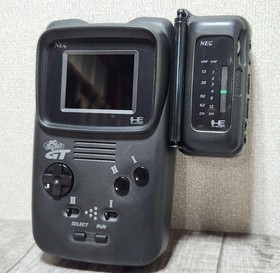 NEC PC Engine GT Console w/ TV Tuner PI-TG6 Power On For Parts Junk Rare