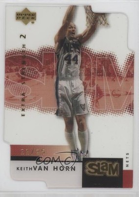 2000-01 Upper Deck Slam Extra Strength Gold Die-Cut 22/25 Keith Van Horn #35 e1e