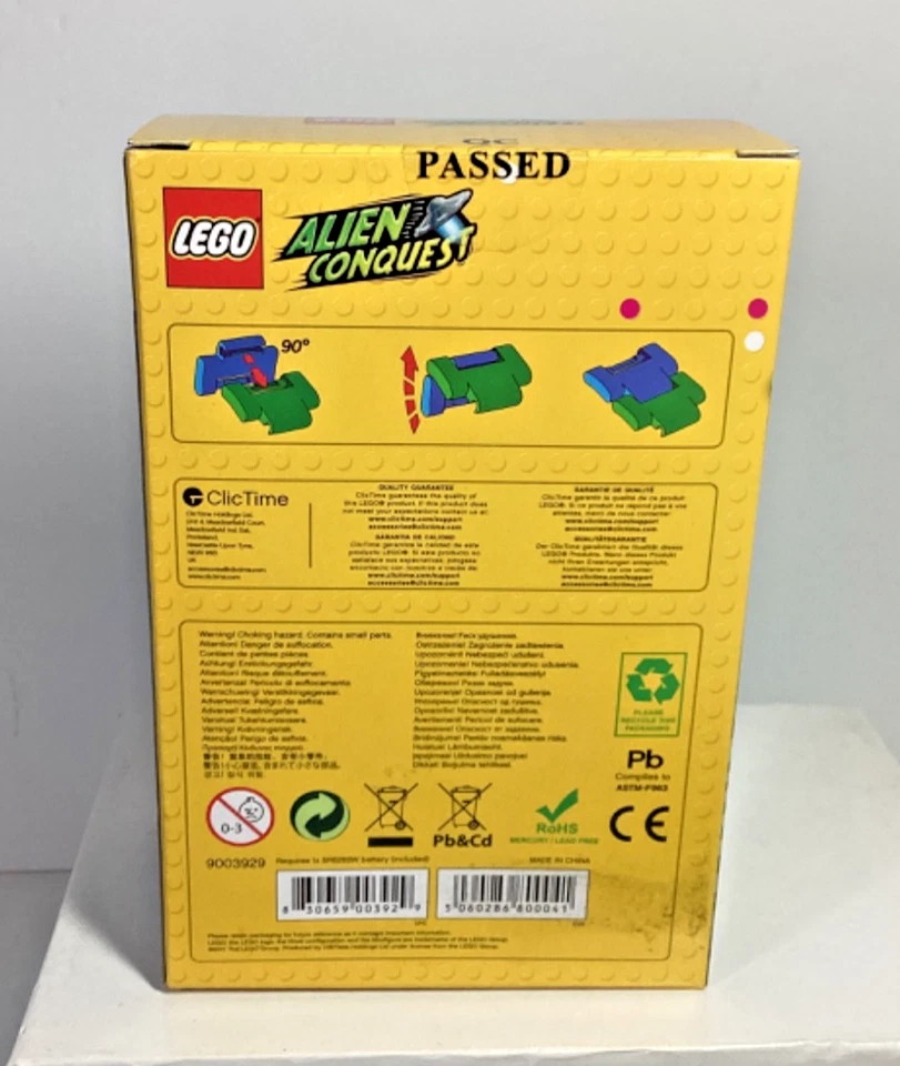 NIB LEGO ALIEN CONQUEST Wristwatch with mini figure I1 - Image 3 of 4