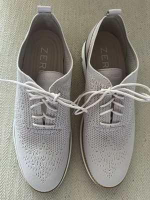 New Cole Haan Zero Grand Grey Wingtips Women Sz 10