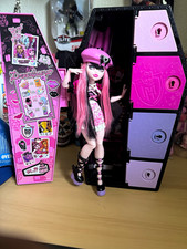 Monster High Draculaura 11in Doll Coffin Locker Playset Accessories Removable Monster High Draculaura 11in Doll Coffin Locker Playset Accessories Removable