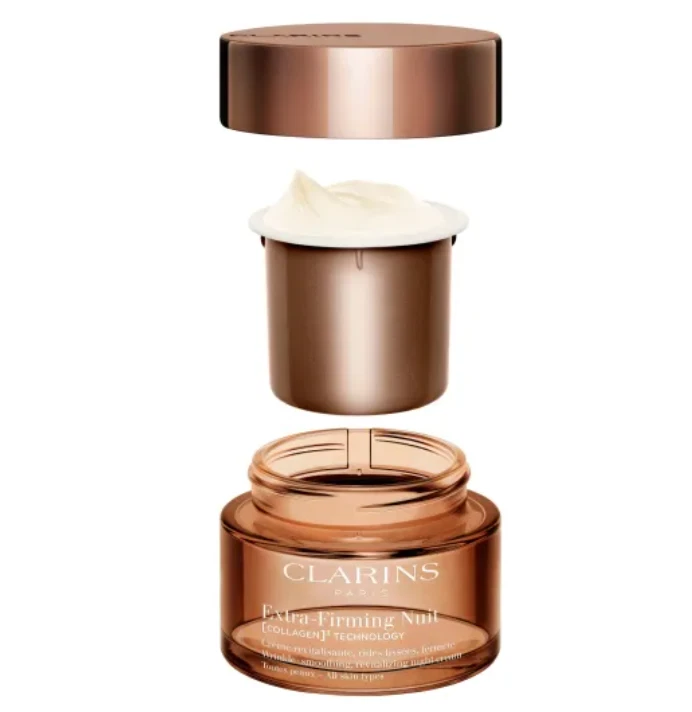 CLARINS crema Extra-Firming Nuit [collagen] Crema Notte 50 ml uso quotidiano - Immagine 3 di 4