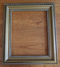 VTG Ornate Gold Wood Picture Frame Baroque Rococo Antique Style Fits 11x13
