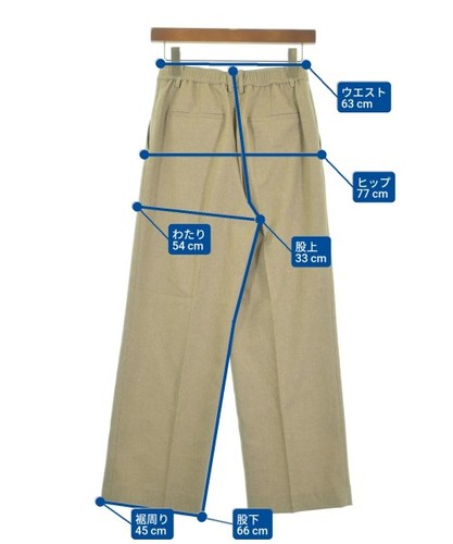 BEAUTY&YOUTH UNITED ARROWS Slacks Beige S 2200574980052 - Picture 6 of 6