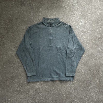 Columbia Half Zip Pullover Herren M Cyan Blau Fleece Outdoor Sweater Vintage