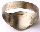 U-boat 800 Silver German imperial navy ring WW1 Pendant Submarine U-Boot WWI Set — photo 4
