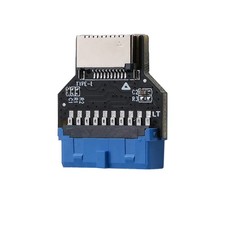 Universal USB 3.0 Internal Header 19-Pin to USB 3.2 Type-C 20-Pin A Adapter