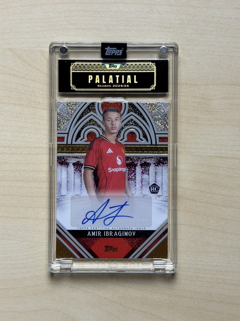 Amir Ibragimov Auto RC 15/15 | Manchester United Palatial | Bookend Rookie Card
