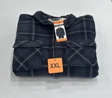 Voyager Men's Full Zip Lined Shirt Jacket, Blue, Size XXL